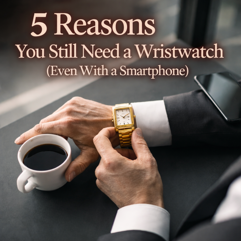 5 Reasons You Still Need a Wristwatch (Even With a Smartphone)