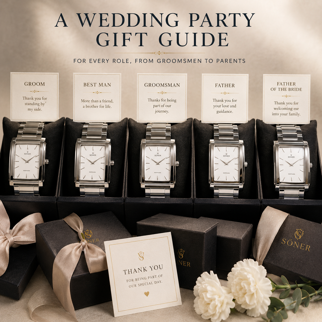 A Wedding Party Gift Guide for Every Role, Groomsmen to Parents