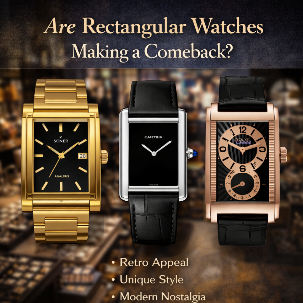 Are Rectangular Watches Making a Comeback?