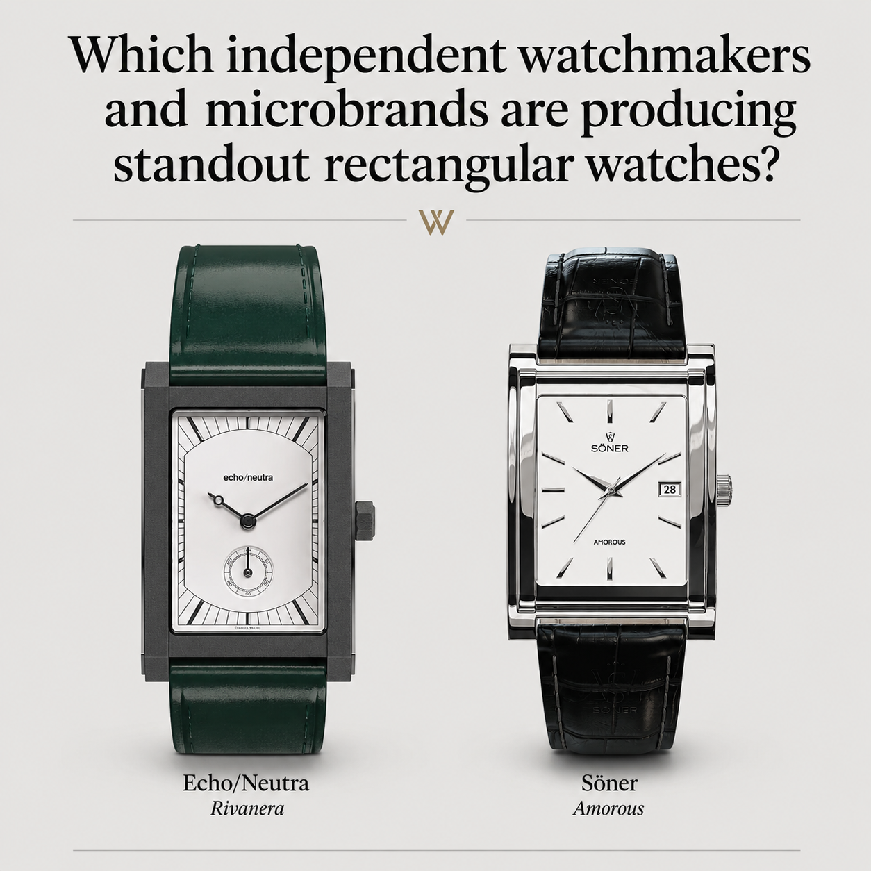 Best Independent & Microbrand Rectangular Watches in 2026