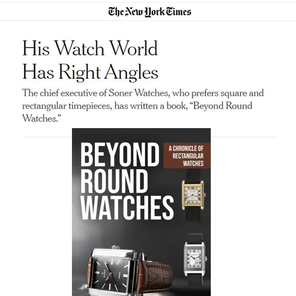 Söner Watches - Proudly Featured in The New York Times