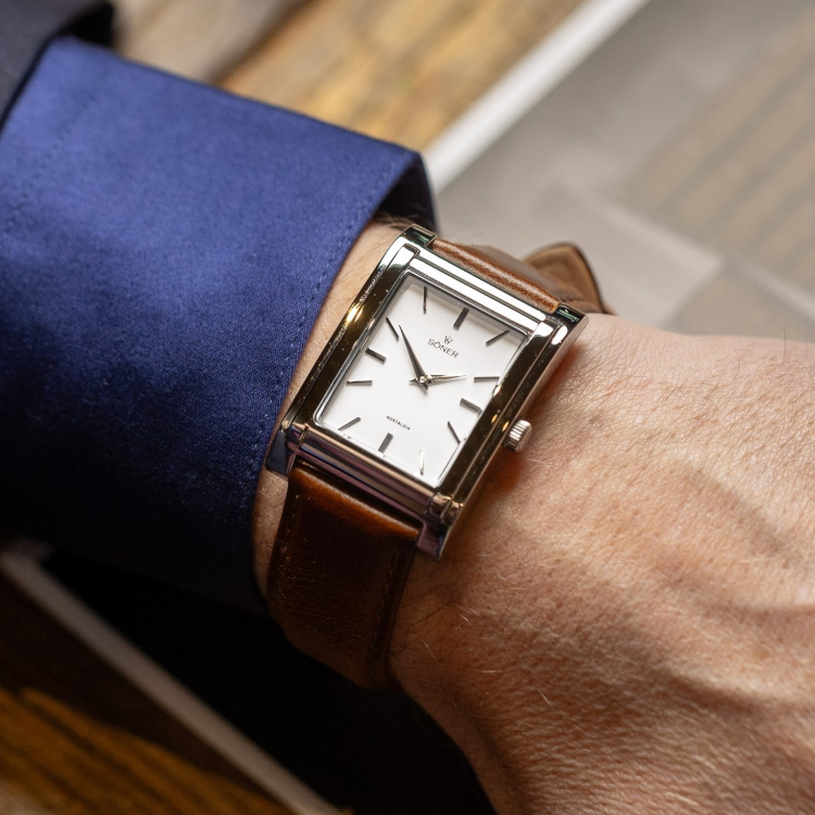 The Best White Dial Watches for Every Occasion - The Rectangular Watch Brand | Söner Watches