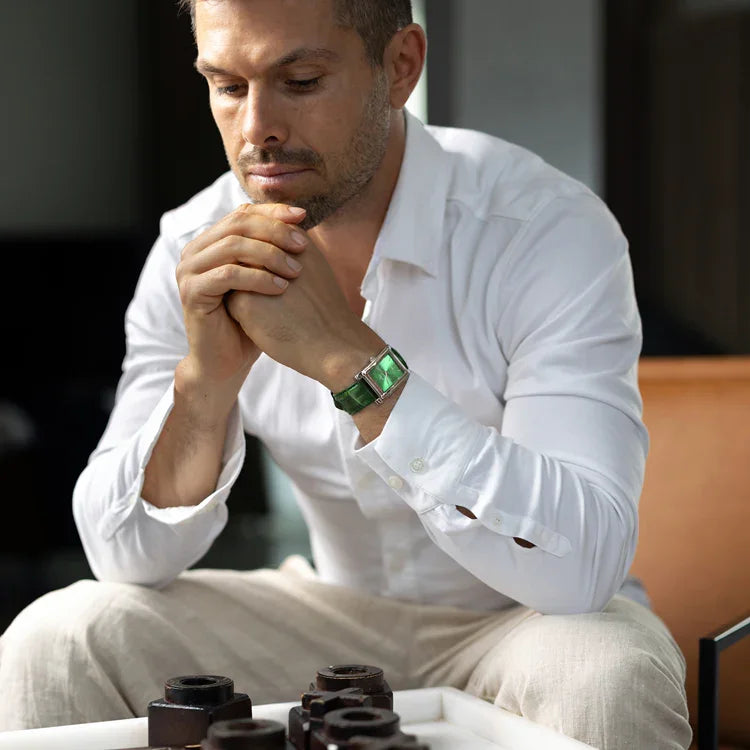 Men's square watch, trendsetting Söner Watches