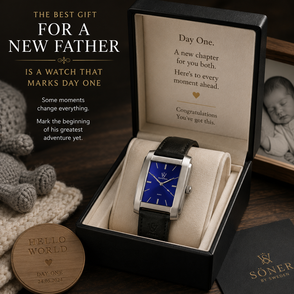 The Best Gift for a New Father Is a Watch That Marks Day One
