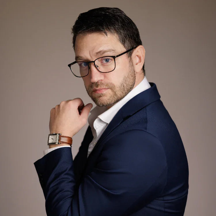 Freddie Palmgren Drives the Rectangular Watch Trend