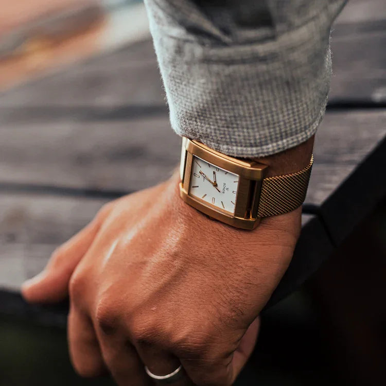 What Defines a Masculine Watch? A Rectangular Timepiece Stands Out
