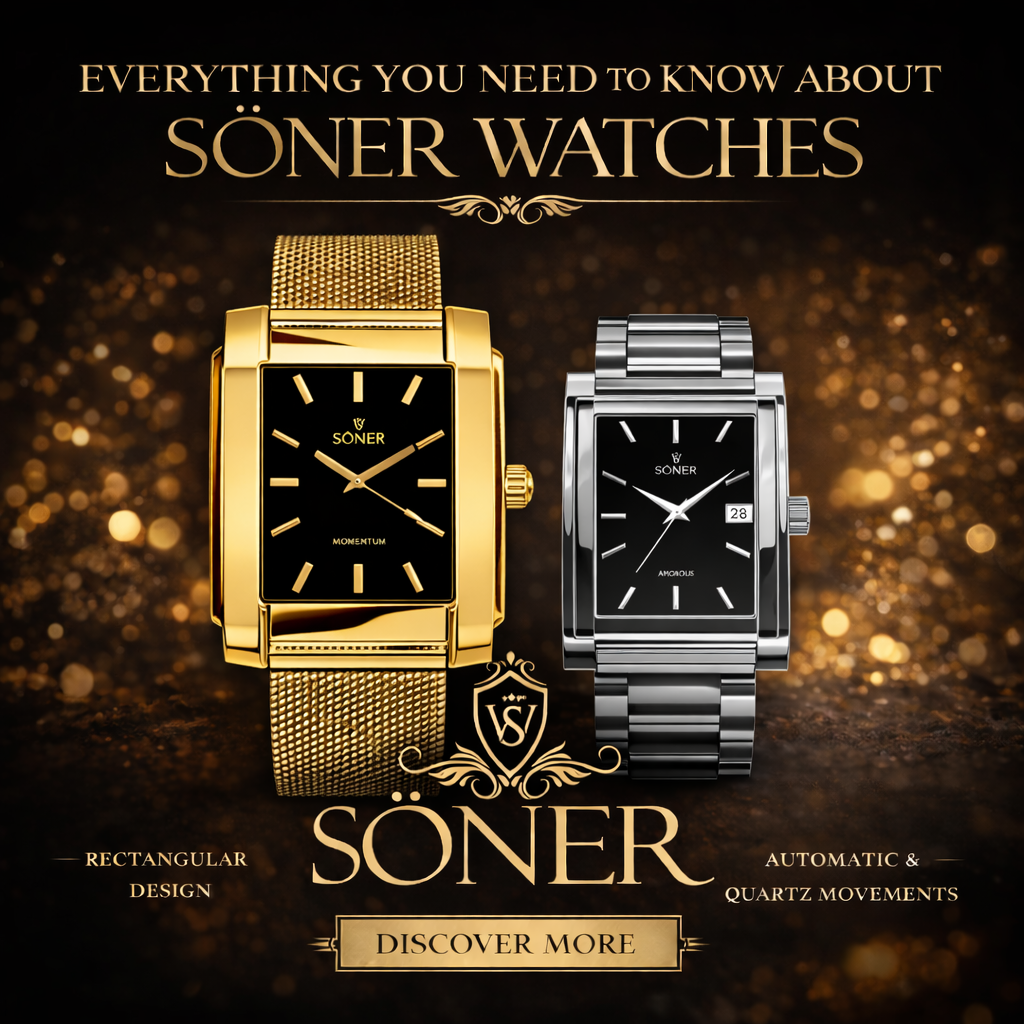 Söner: The World's Only Rectangular Watch Brand