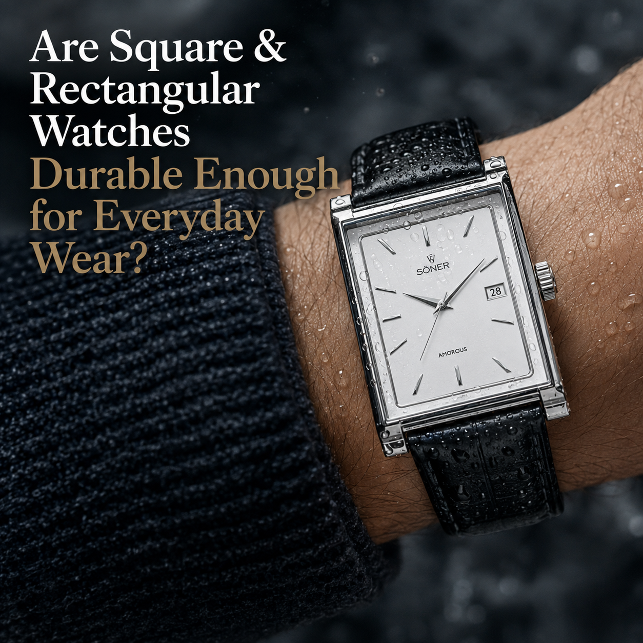 Are Square & Rectangular Watches Durable Enough for Everyday Wear