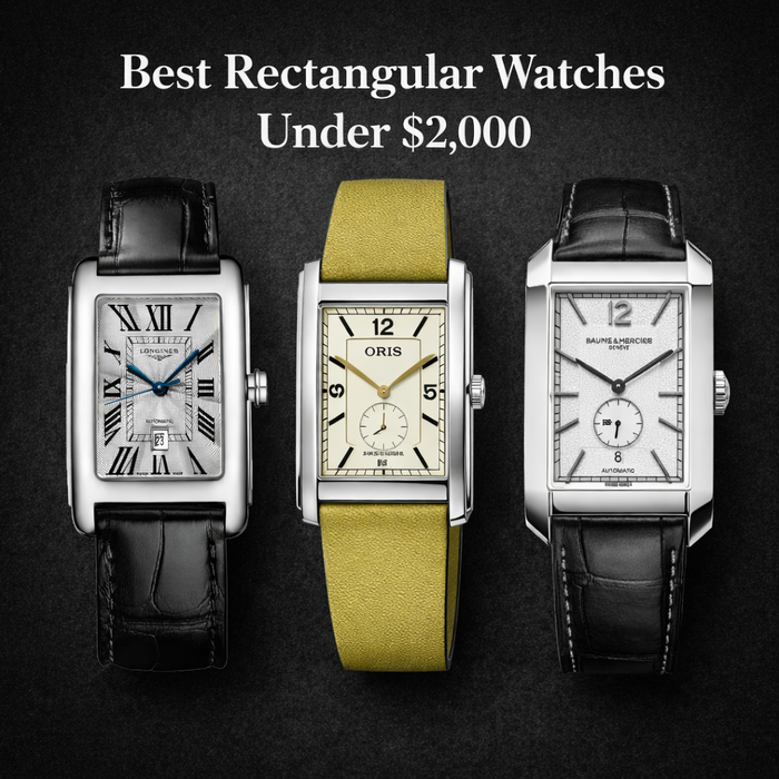 Best Win Rectangular Watch Best Rectangular Watches Under $2,000: 7 Ranked (2026)