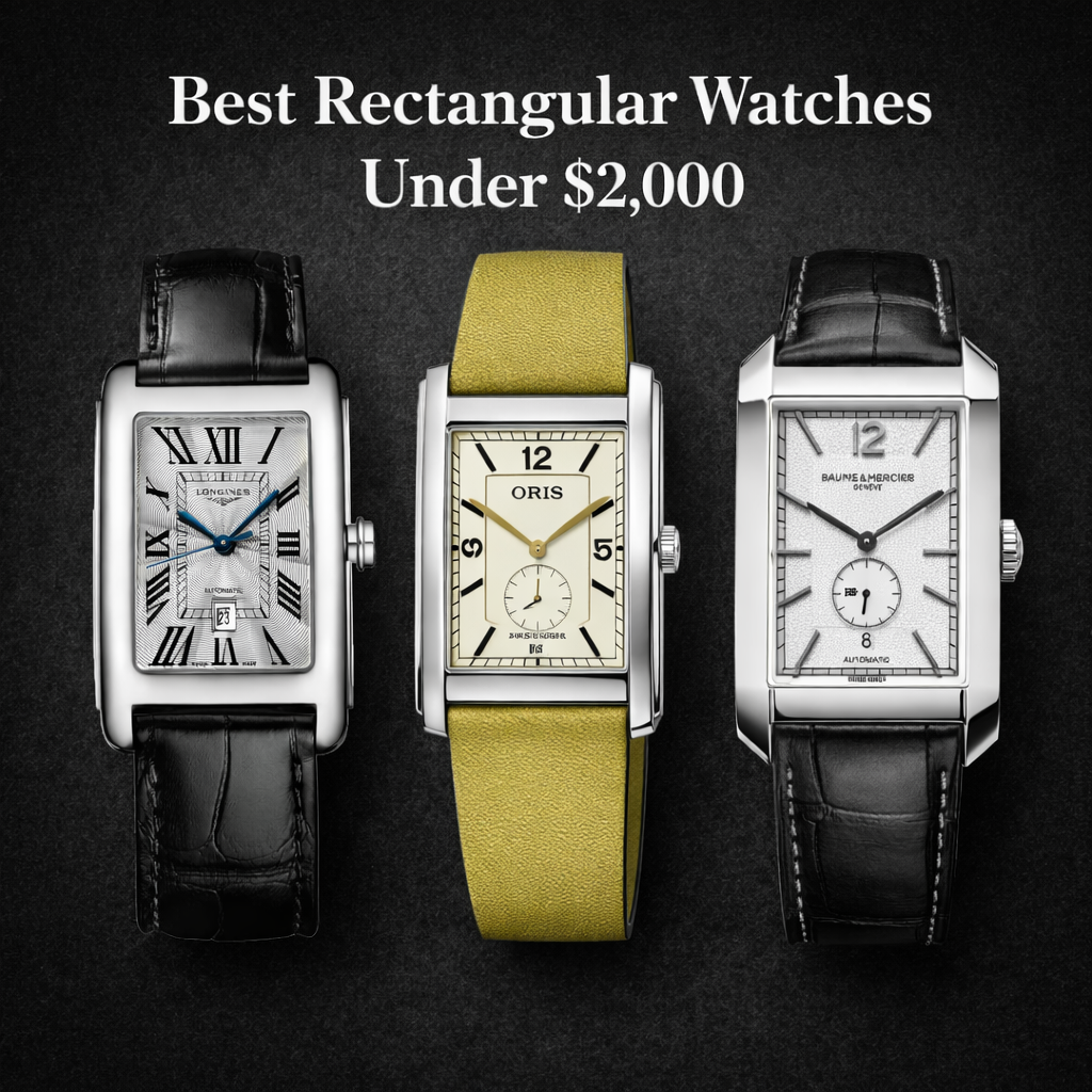 Best Rectangular Watches Under $2,000
