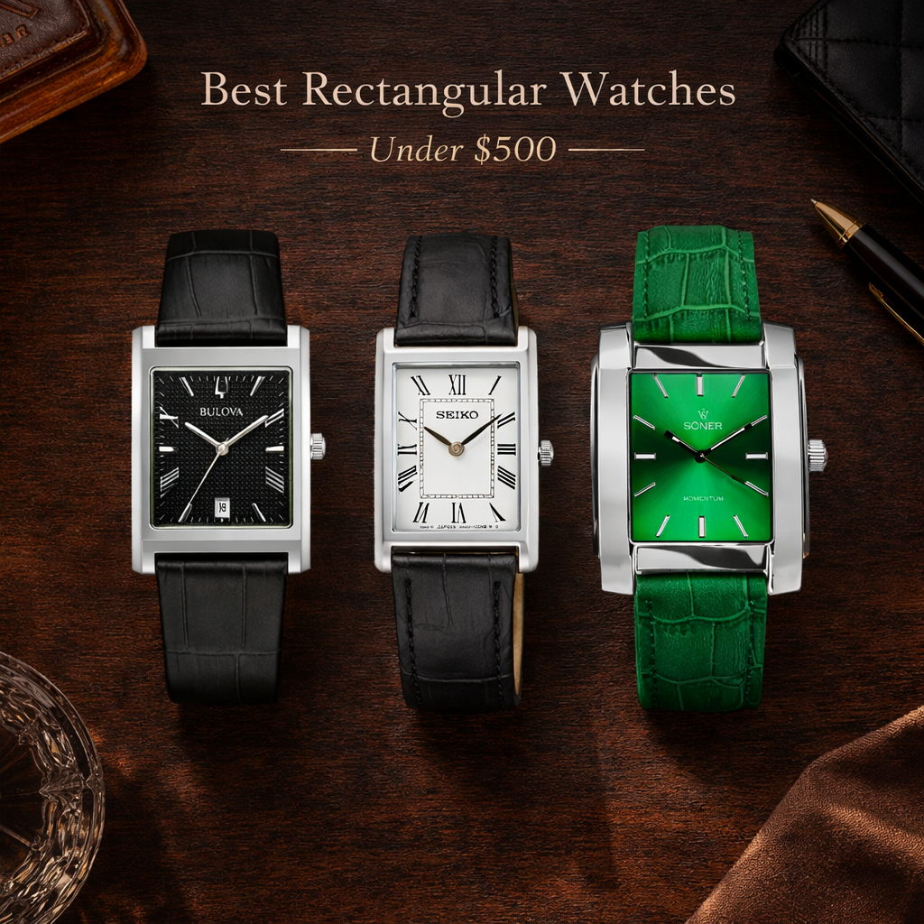 Best Rectangular Watches Under $500 (2026): Ranked and Reviewed