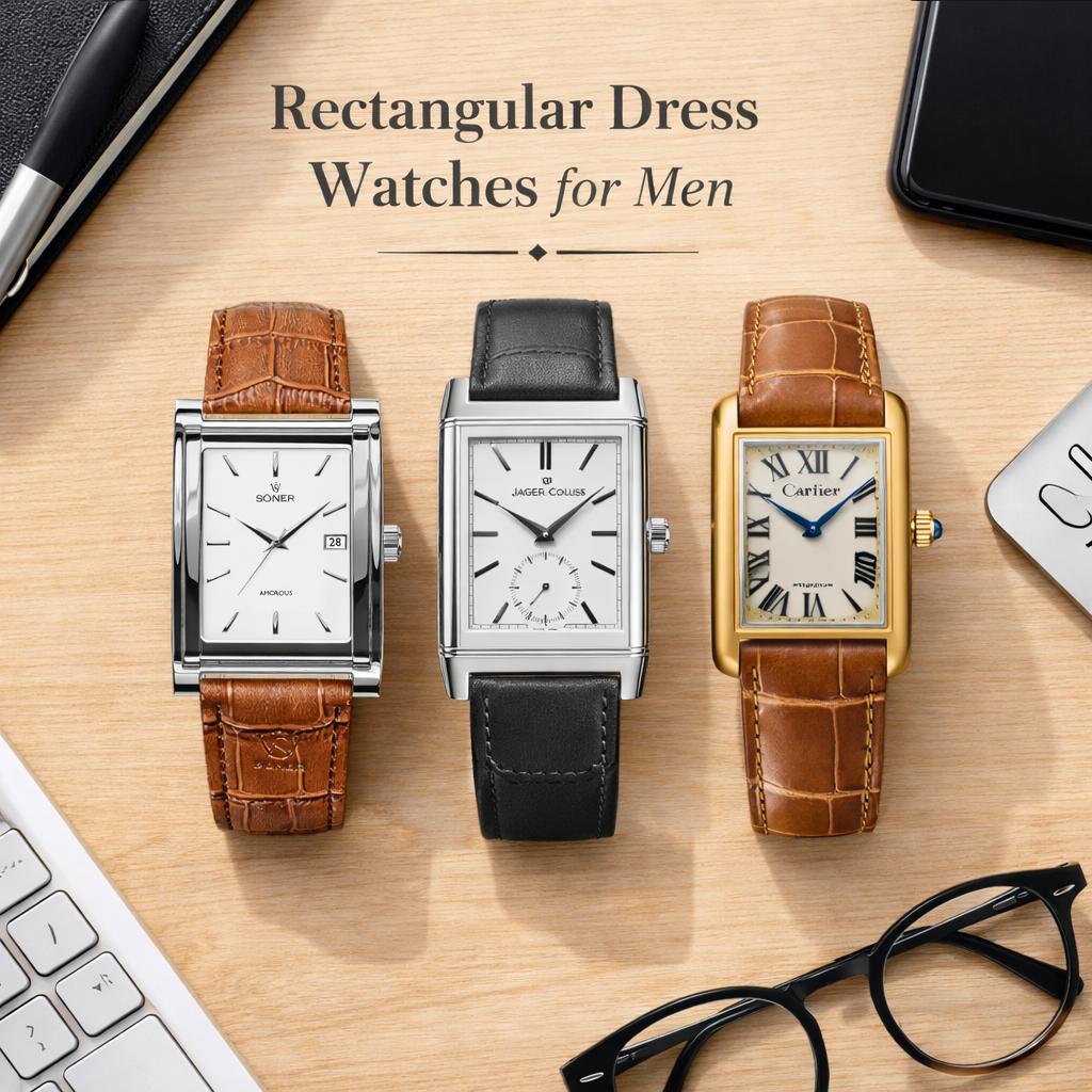Best Rectangular Dress Watches for Men (2026): Ranked