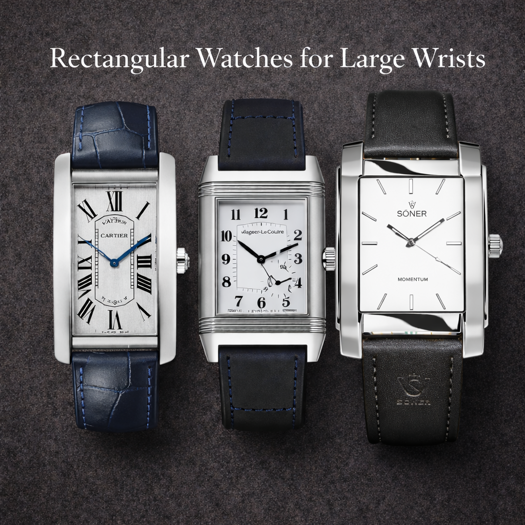Rectangular Watches for Large Wrists