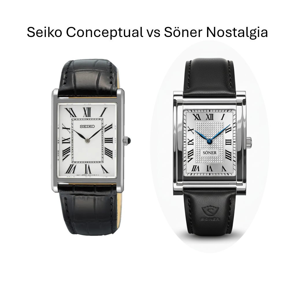 Seiko Conceptual Series vs Söner Nostalgia
