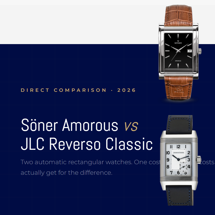 Söner Amorous vs JLC Reverso Classic: Which Should You Buy?