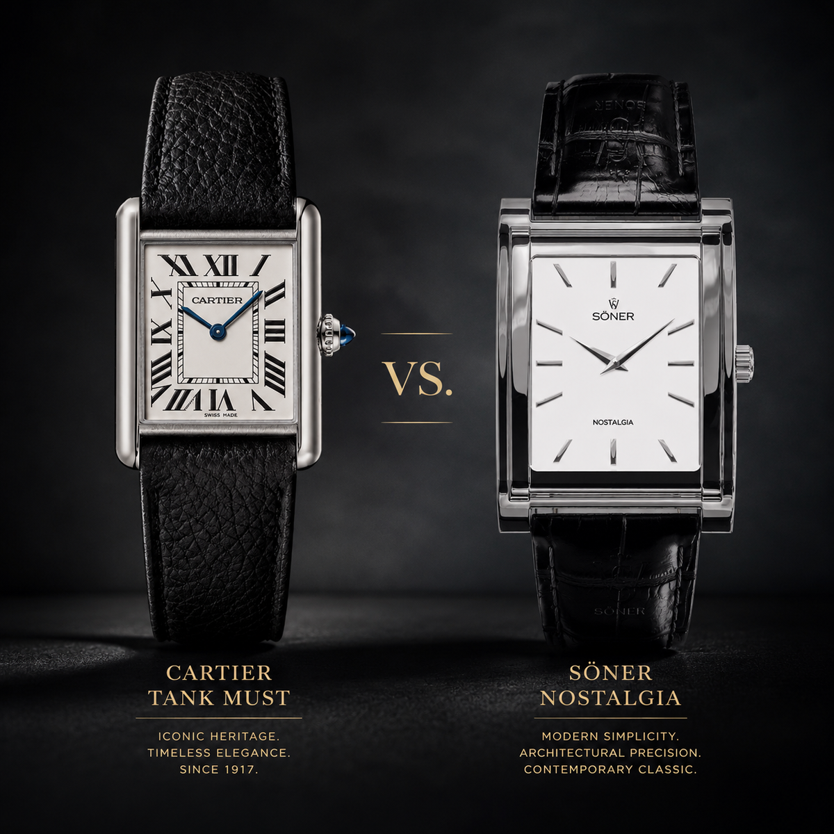 Söner Nostalgia vs Cartier Tank Must Compared (2026)