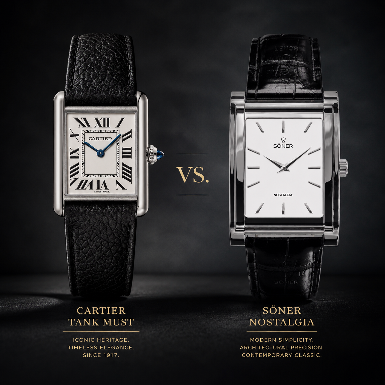 Söner Nostalgia vs Cartier Tank Must: Which Should You Buy?