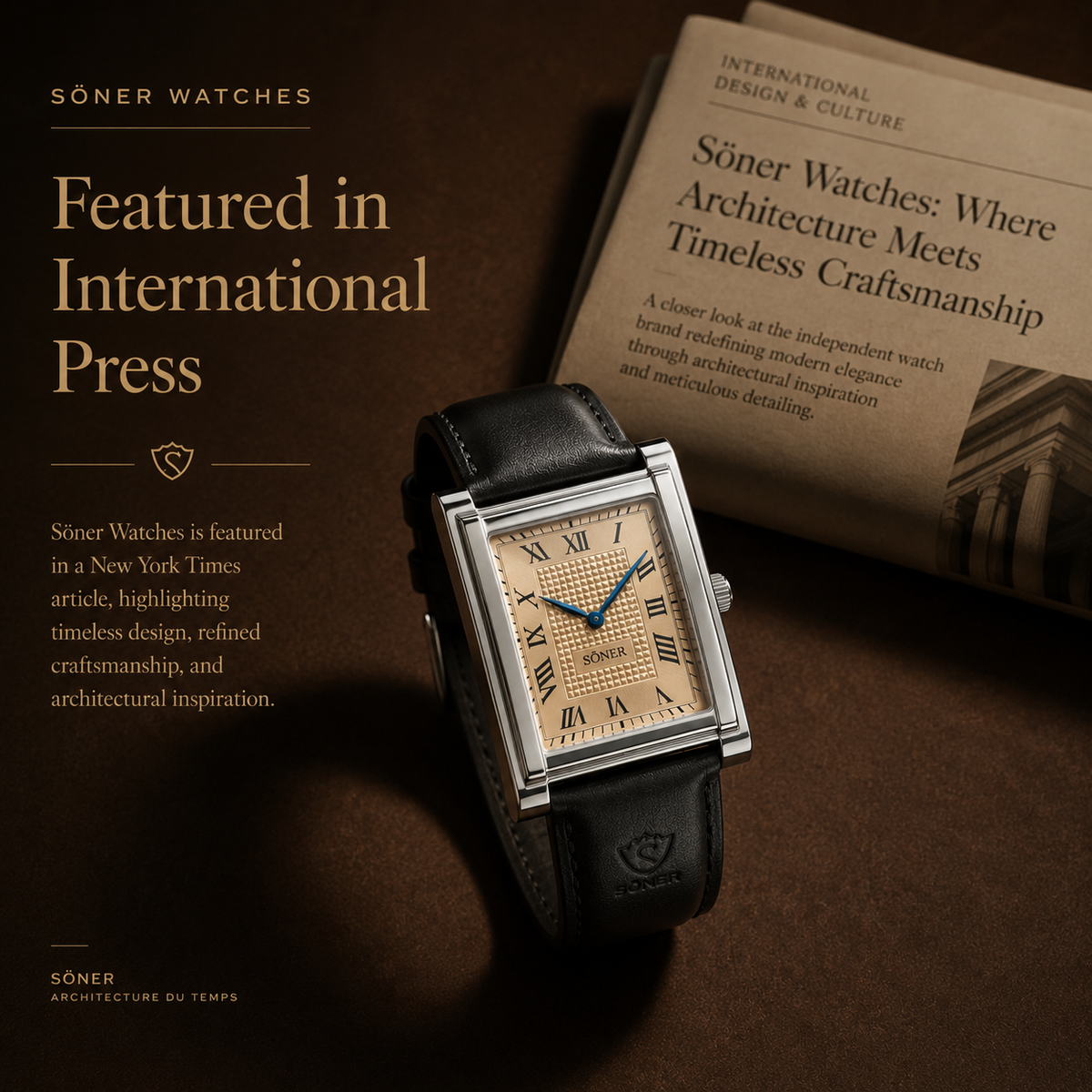 Söner Watches in The New York Times (February 2025)