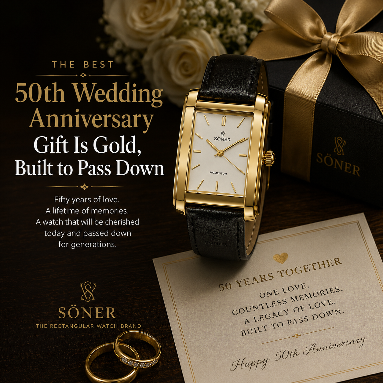 The Best 50th Wedding Anniversary Gift Is Gold