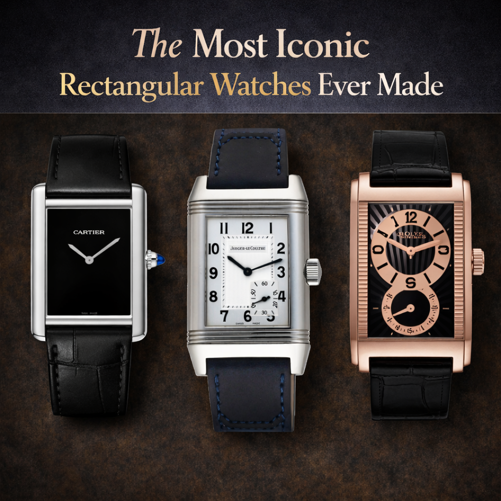 The Most Iconic Rectangular Watches Ever Made