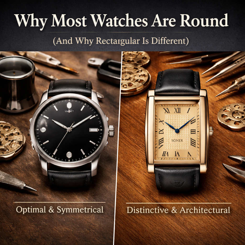 Why Most Watches Are Round (And Why Rectangular Is Different)