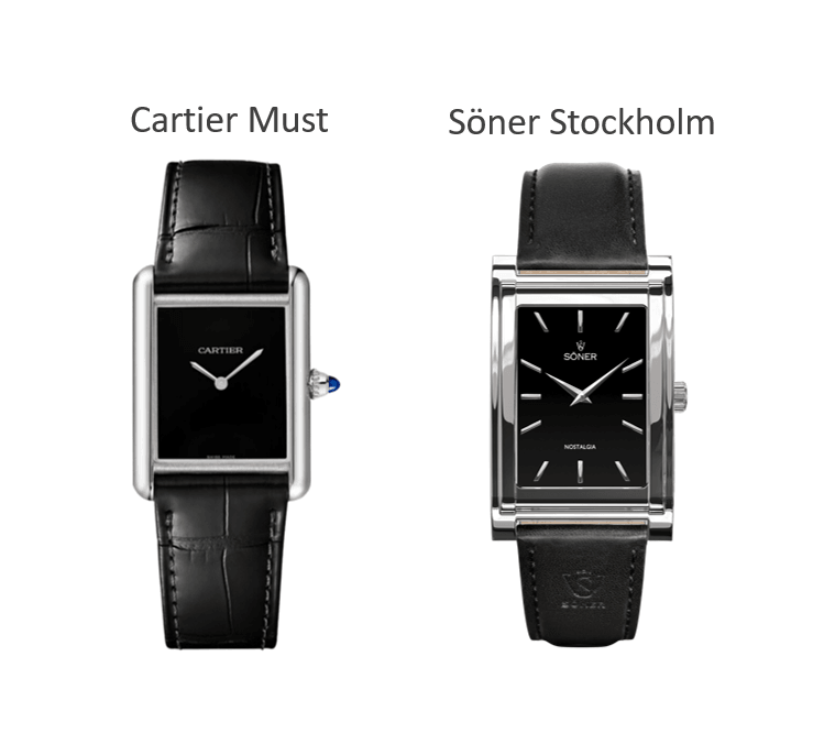 Cartier Tank Must vs. Söner Tank Stockholm: An Expert Comparison