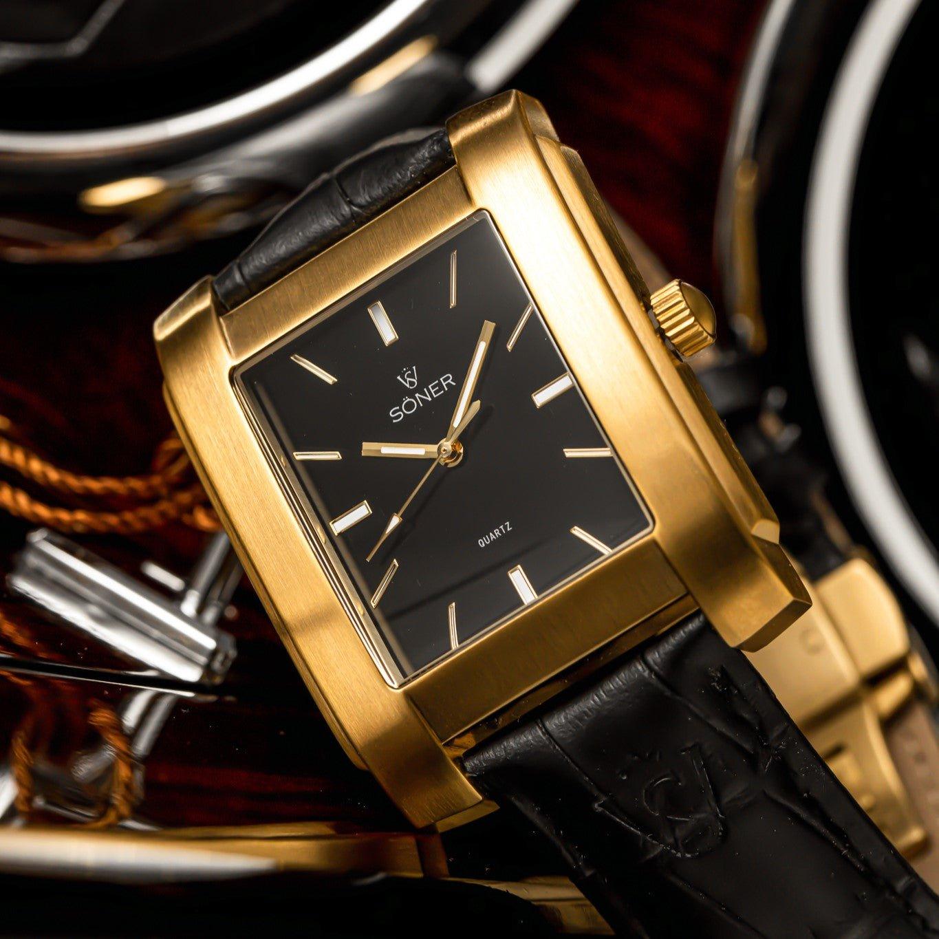 Gold Watch for Men, Guide to Finding the Perfect Gold Watch - The Rectangular Watch Brand | Söner Watches