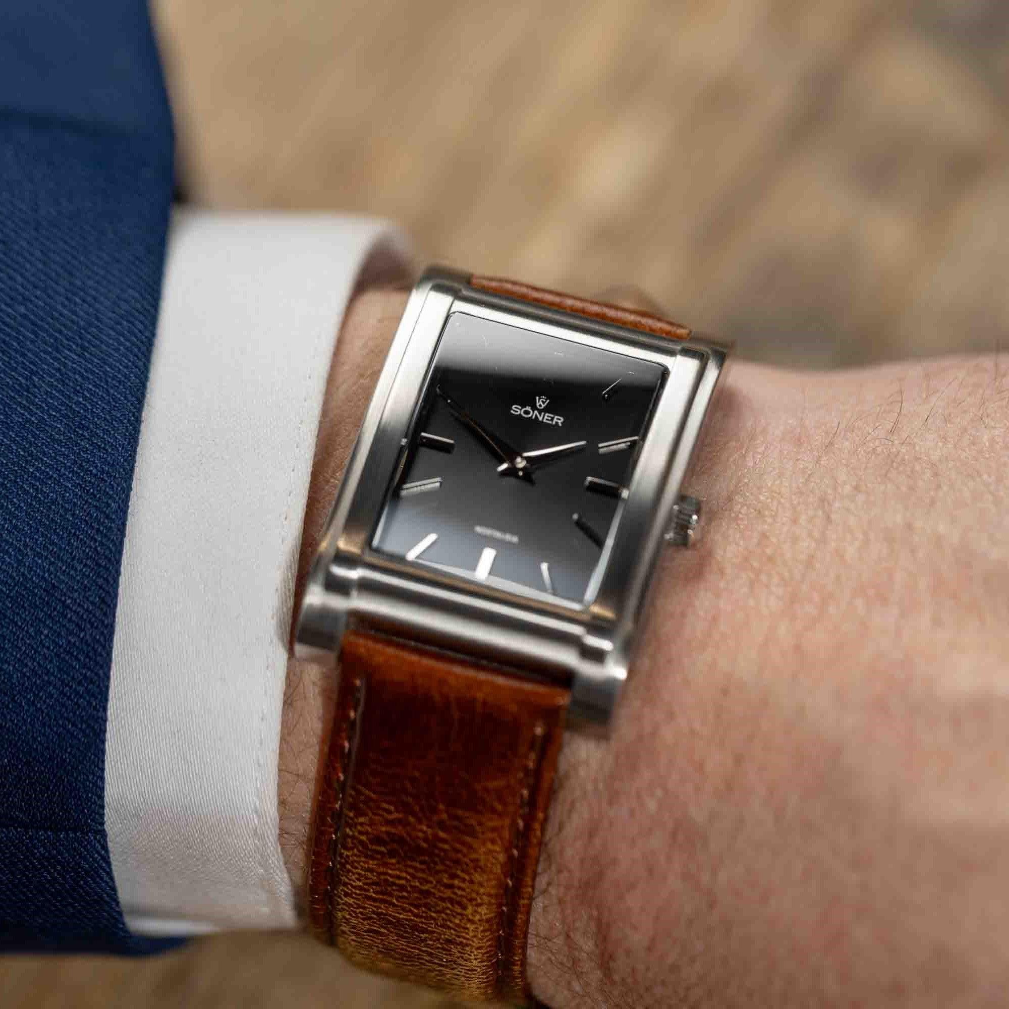 Guide to Men's Dress Watches - The Rectangular Watch Brand | Söner Watches