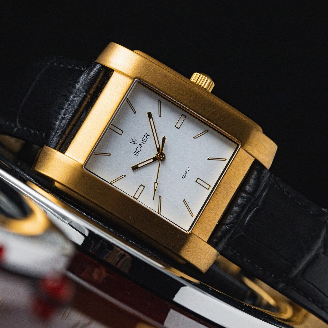 Guide to PVD Gold Coating on Watches | Söner watches - The Rectangular Watch Brand | Söner Watches