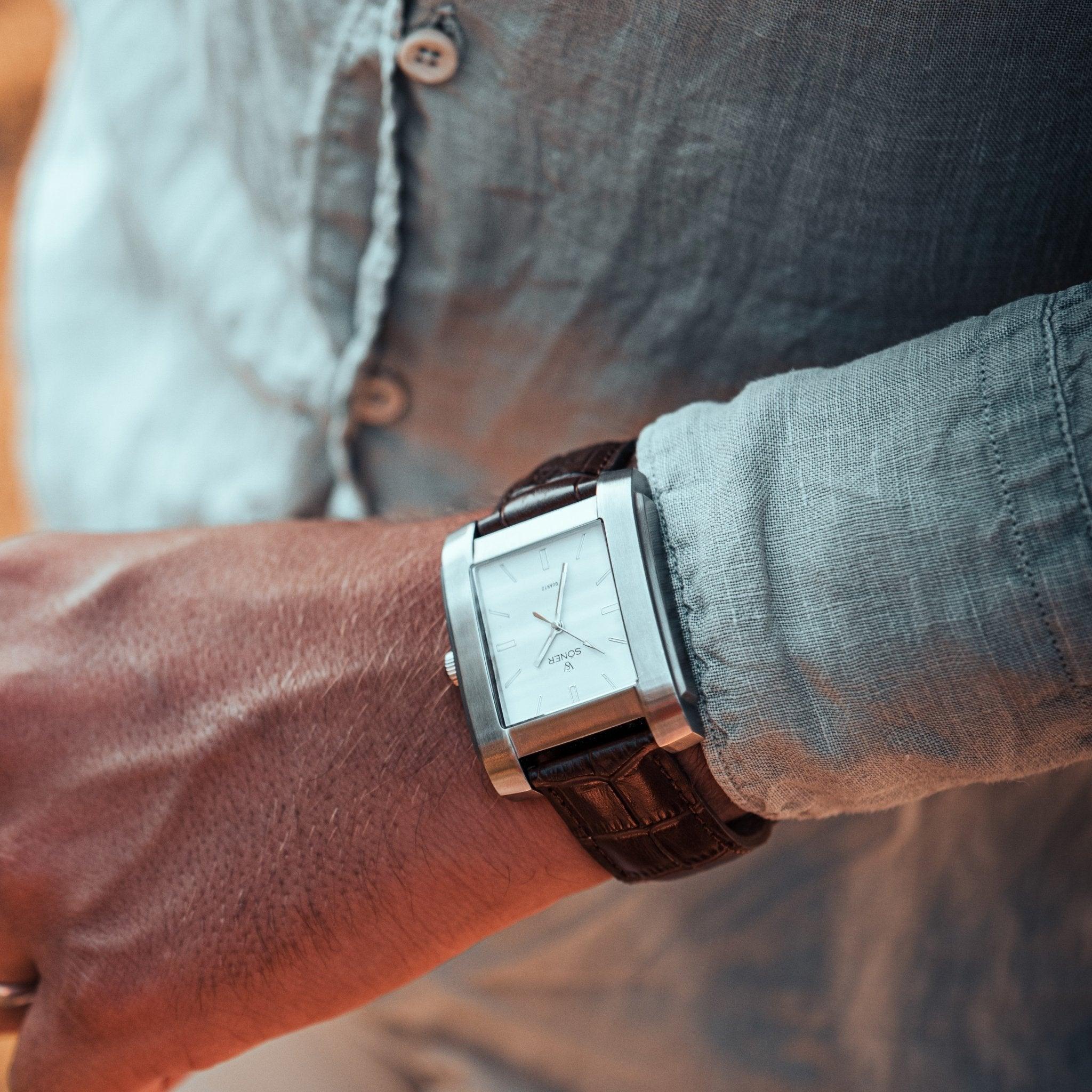 How A Mens Square Watch Can Help You Stand Out - The Rectangular Watch Brand | Söner Watches