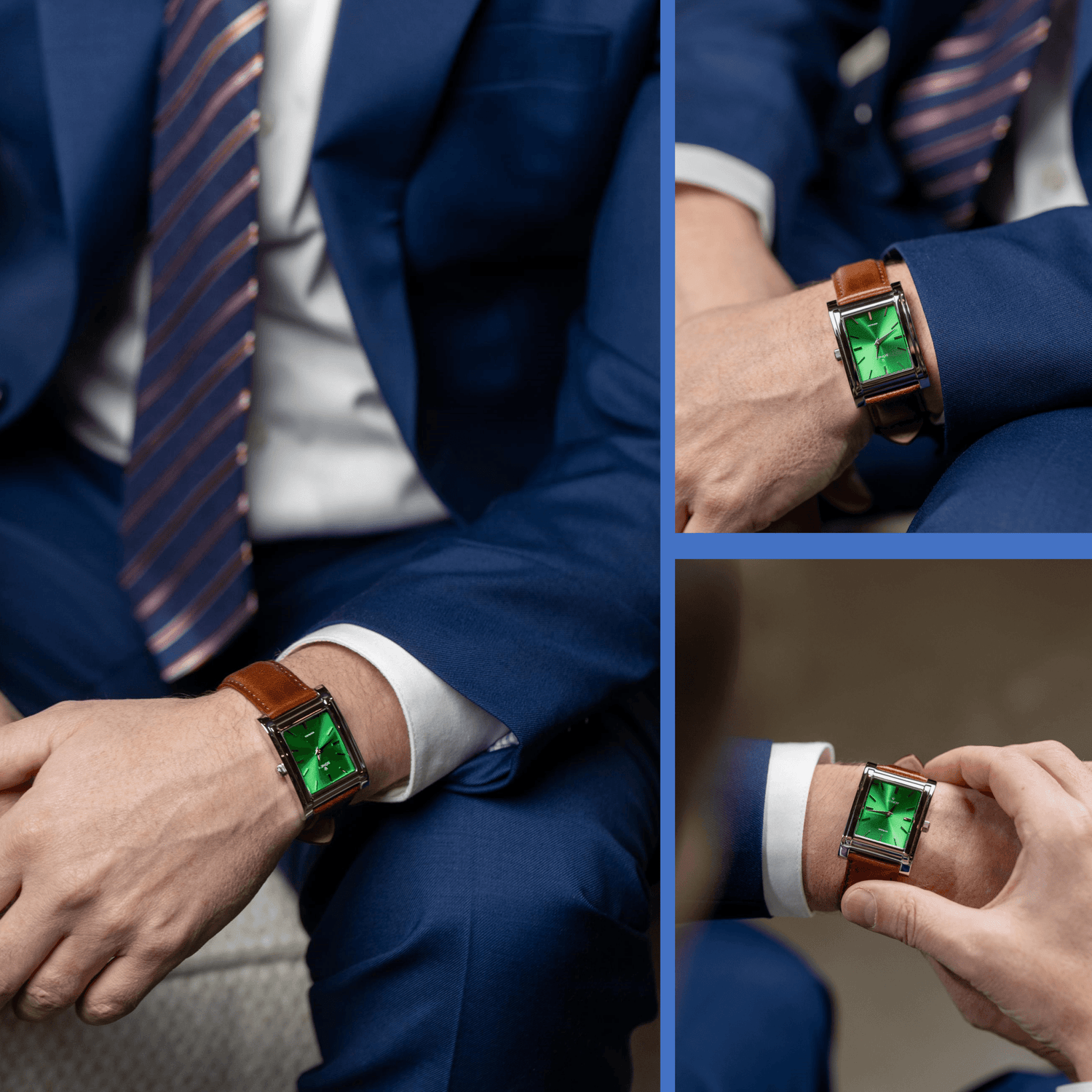 Seiko Green Dial Watches | The Söner Alternative - The Rectangular Watch Brand | Söner Watches