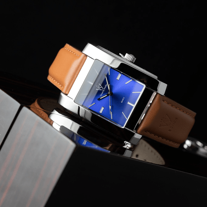 Best Blue Dial Rectangular Watches: $520 to $7,500