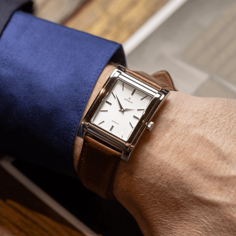 The Best White Dial Watches for Every Occasion - The Rectangular Watch Brand | Söner Watches