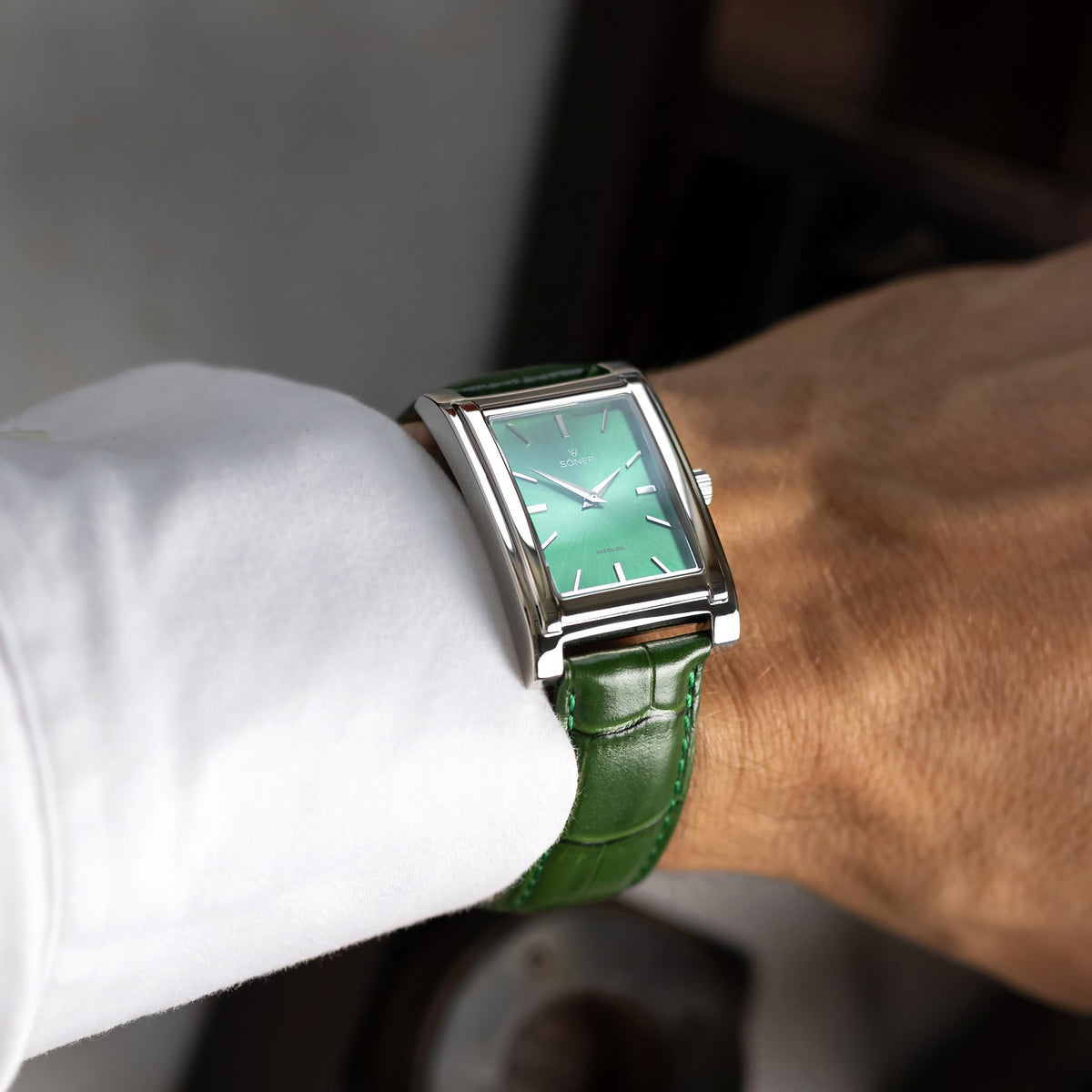 Rectangular Watches in Polished Steel | Söner Watches