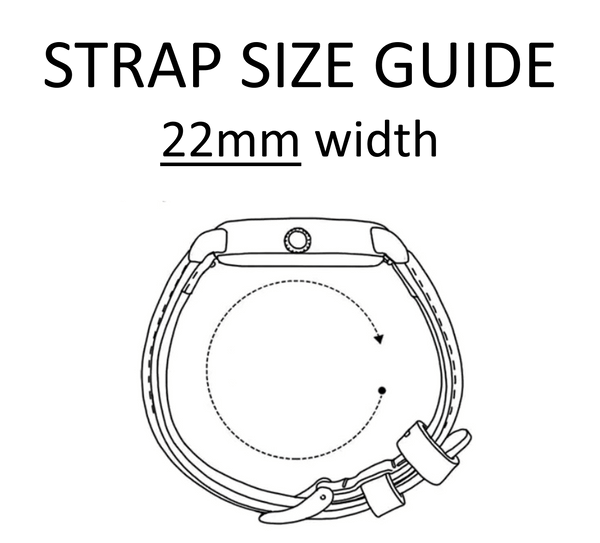Guida alla misura del cinturino 22mm