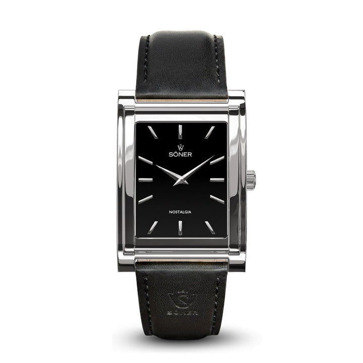 Nostalgia Stockholm watches with black strap