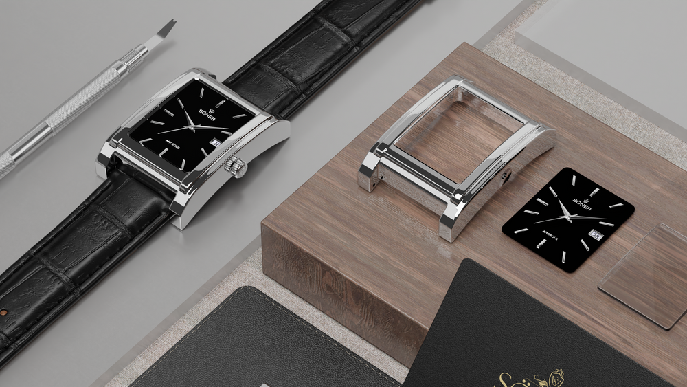 Amorous Rectangular Automatic Watches | Swiss Precision & Timeless Design