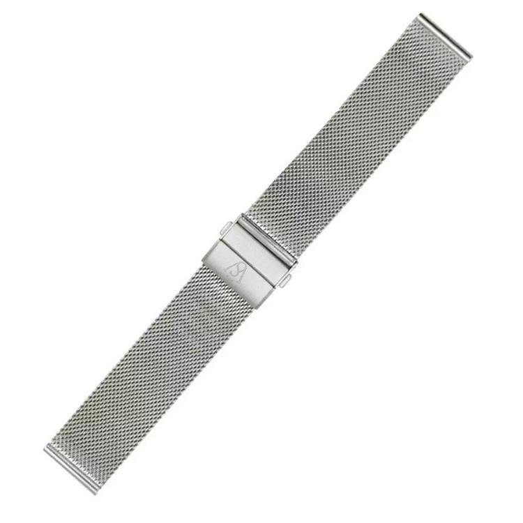 SÖNER HERITAGE F - Polished mesh strap in stainless steel SÖNER Watch straps.